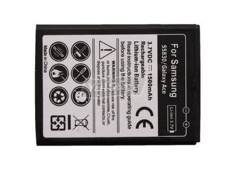 Bateria 1500mah Para Samsung Galaxy Ace S5830 Gio S5660 S567